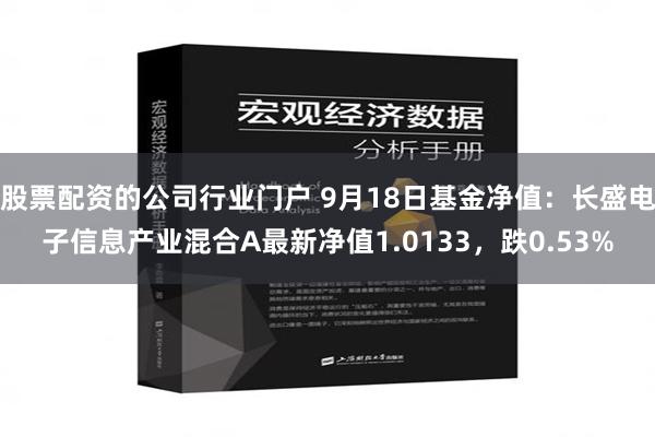 股票配资的公司行业门户 9月18日基金净值：长盛电子信息产业混合A最新净值1.0133，跌0.53%