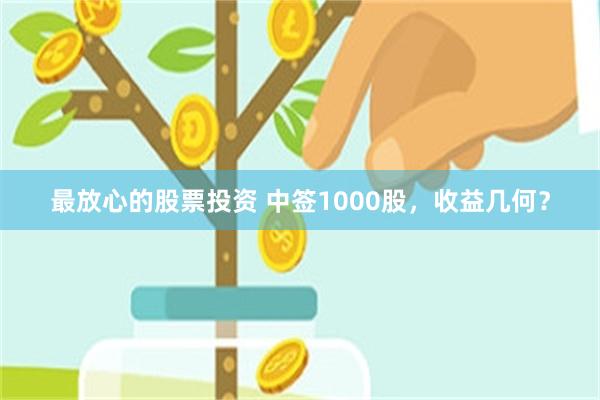 最放心的股票投资 中签1000股，收益几何？